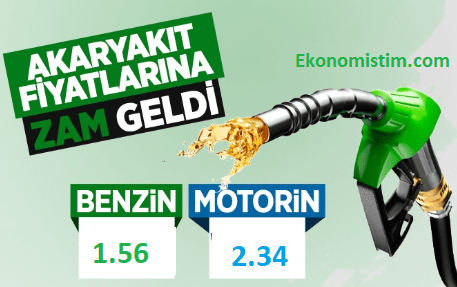 Benzin ve Motorine Zam