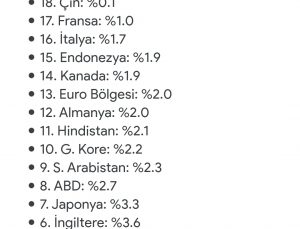 Enflasyon oranı % 35