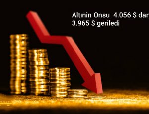Altın Fiyatları Düşüyor