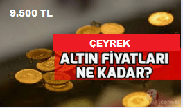 Çeyrek Altın 800 TL Düştü
