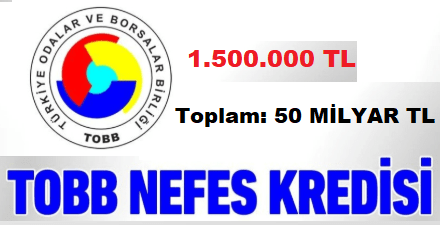 Nefes Kredisi 1.5 Milyon TL
