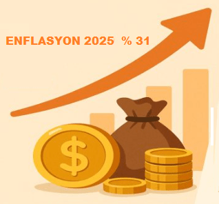 Yıl sonu Enflasyon % 31